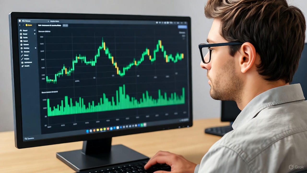 অডিও প্রতিষ্ঠানে কর্মরত রিসার্চ অ্যানালিস্টের এআই নির্মিত চিত্র। ছবি: গ্রোক